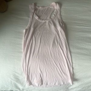 Set active baby pink fully length tee